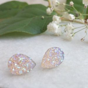 Translucent Glam Sparkle Studs ✨